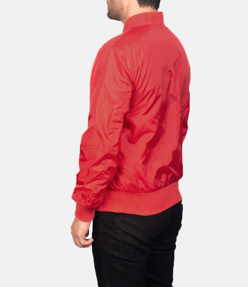 Zack Red Bomber Jacket